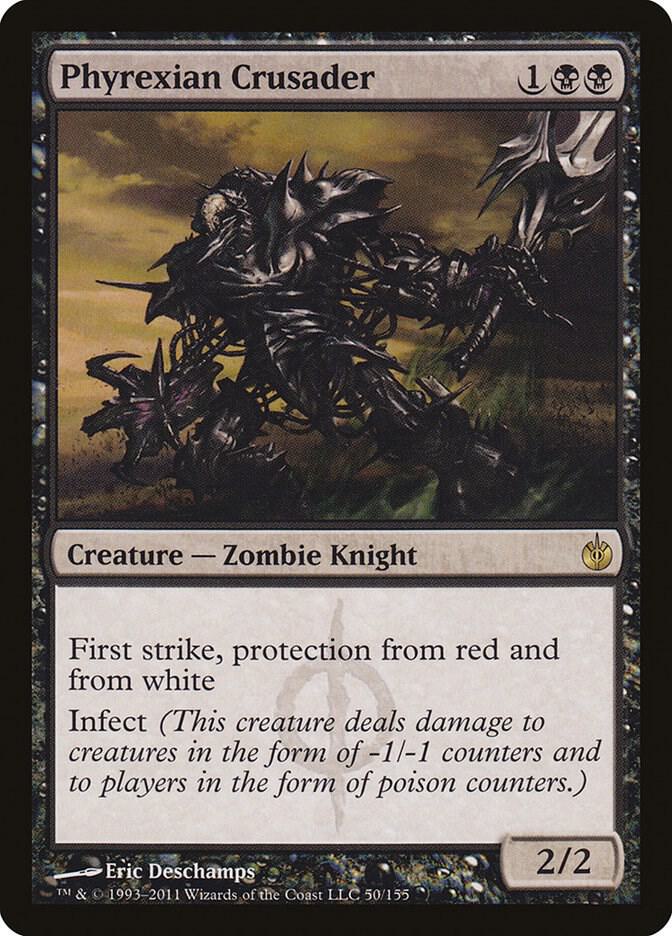Phyrexian Crusader 50 card from Mirrodin Besieged