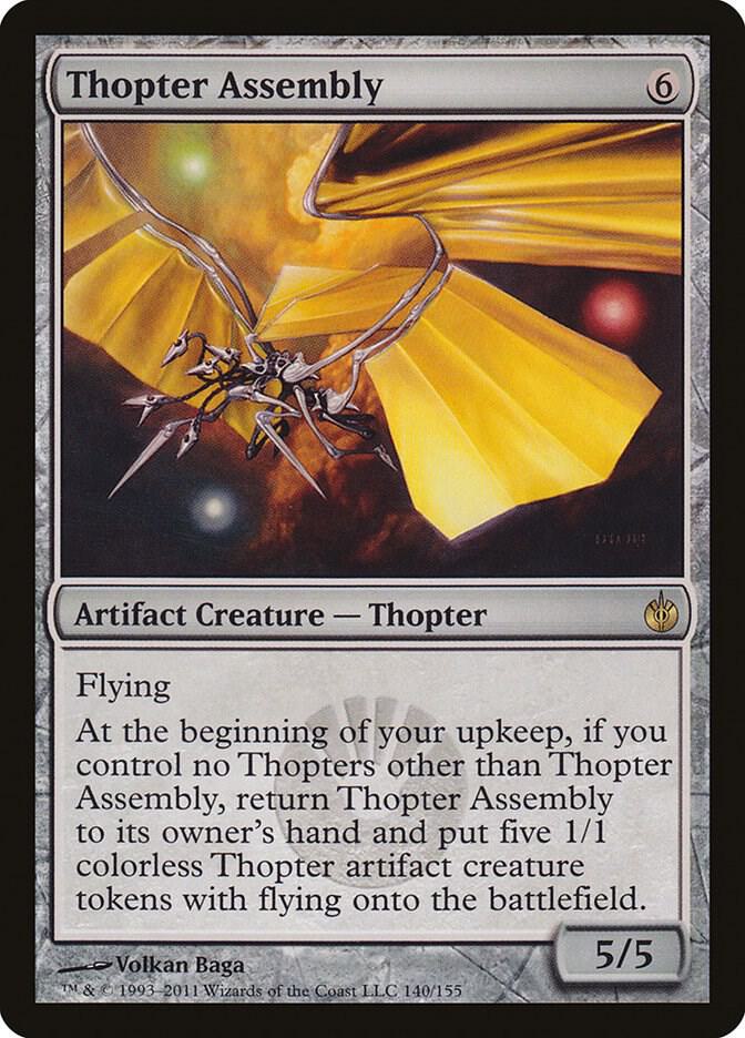 Thopter Assembly 140 card from Mirrodin Besieged