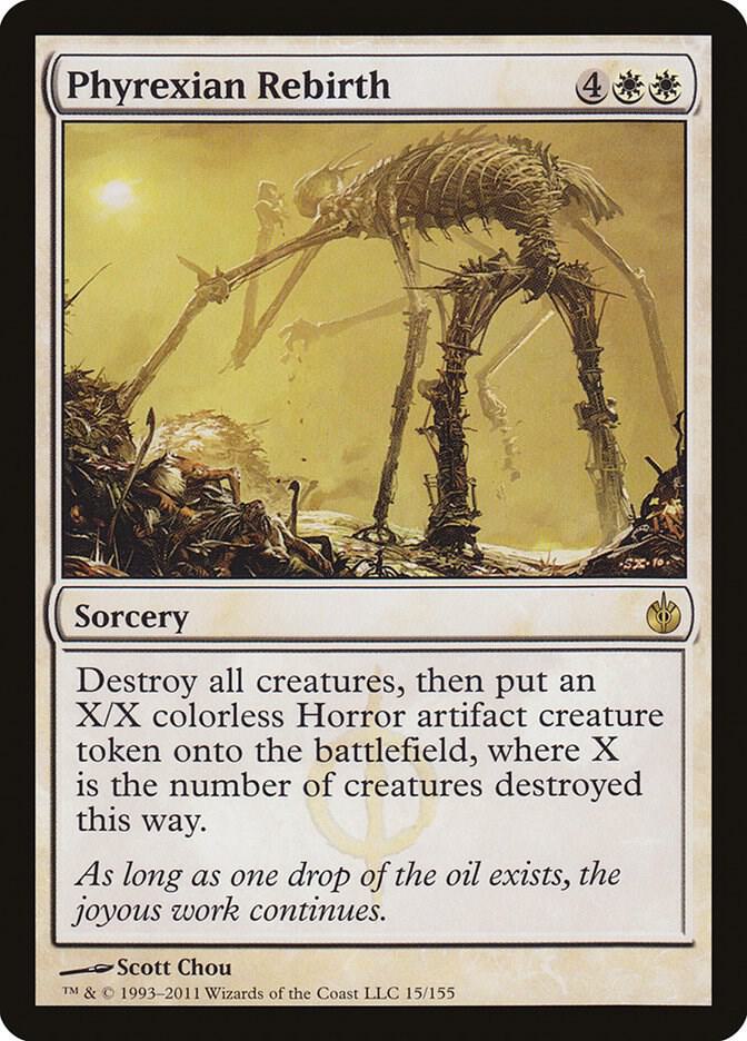 Phyrexian Rebirth 15 card from Mirrodin Besieged