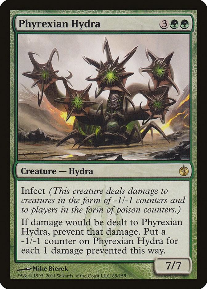 Phyrexian Hydra 85 card from Mirrodin Besieged