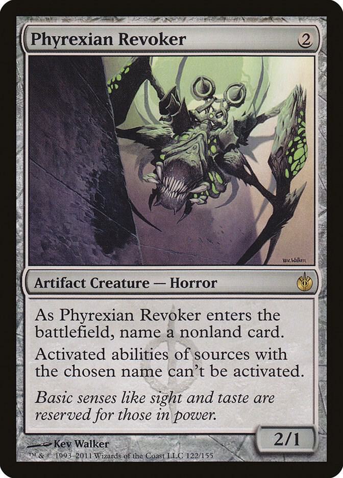 Phyrexian Revoker 122 card from Mirrodin Besieged