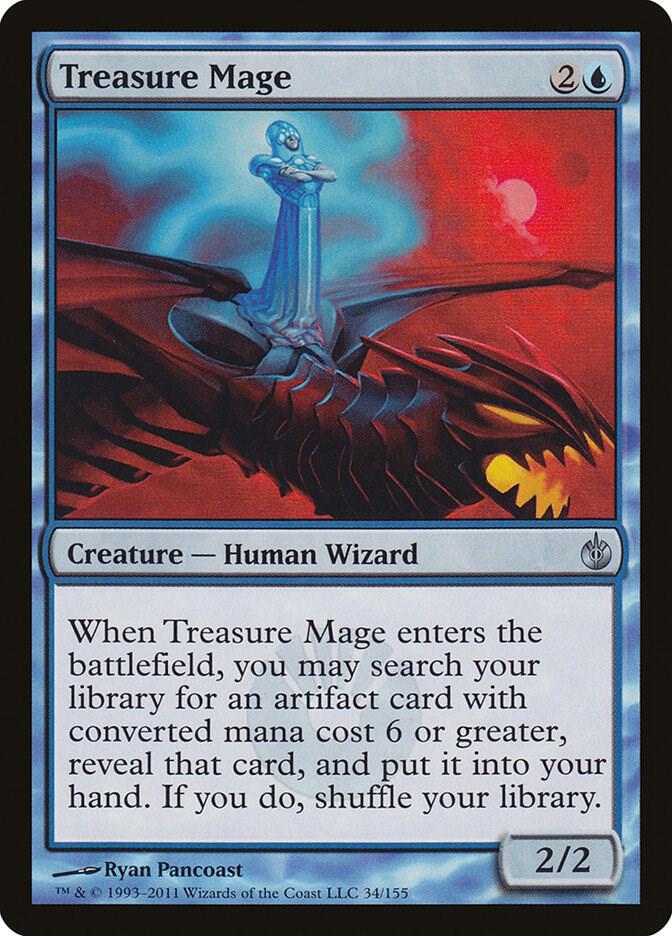 Treasure Mage 34 card from Mirrodin Besieged