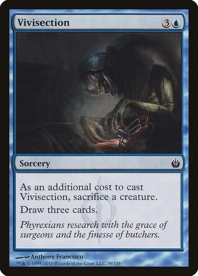 Vivisection 38 card from Mirrodin Besieged