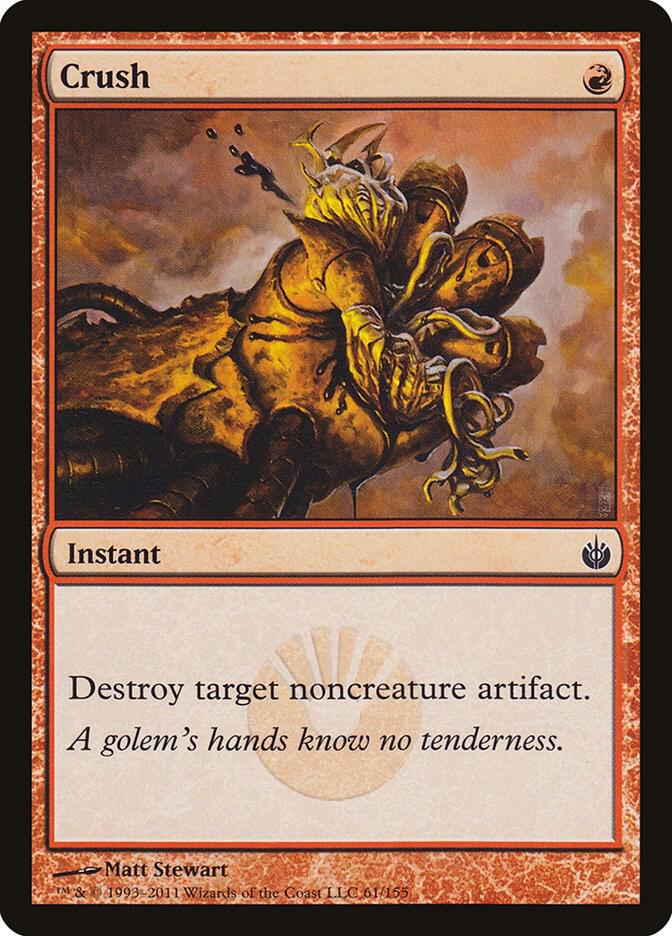 Crush 61 card from Mirrodin Besieged