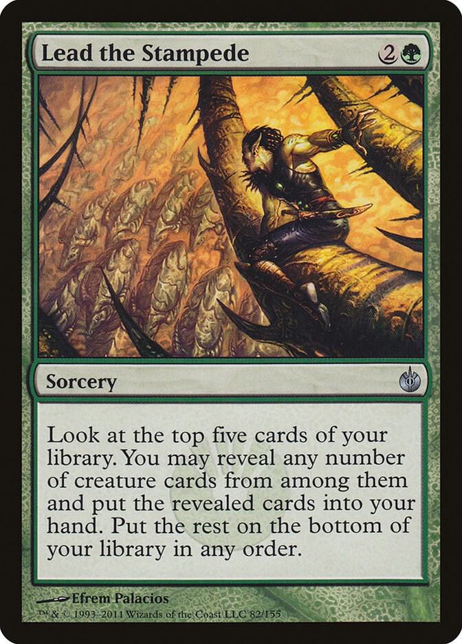 Lead the Stampede 82 card from Mirrodin Besieged