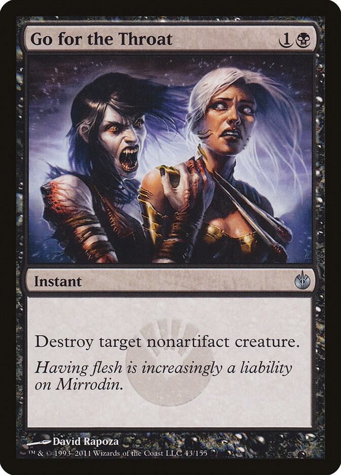 Go for the Throat 43 card from Mirrodin Besieged
