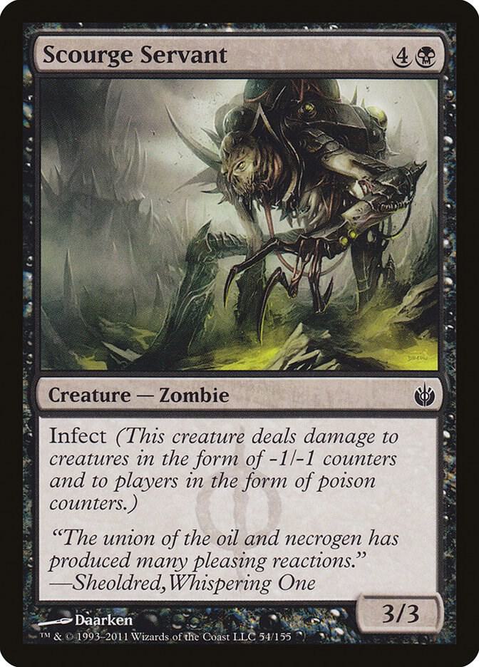 Scourge Servant 54 card from Mirrodin Besieged