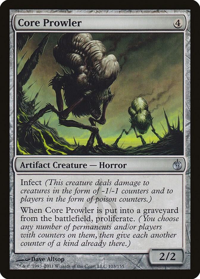 Core Prowler 103 card from Mirrodin Besieged