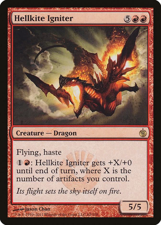Hellkite Igniter 65 card from Mirrodin Besieged