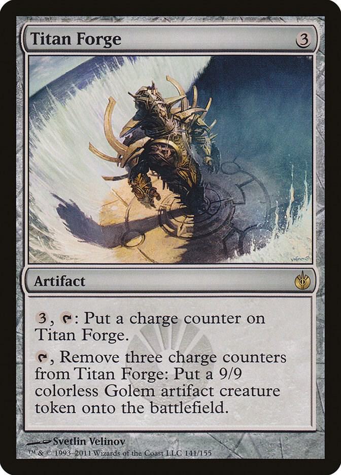 Titan Forge 141 card from Mirrodin Besieged
