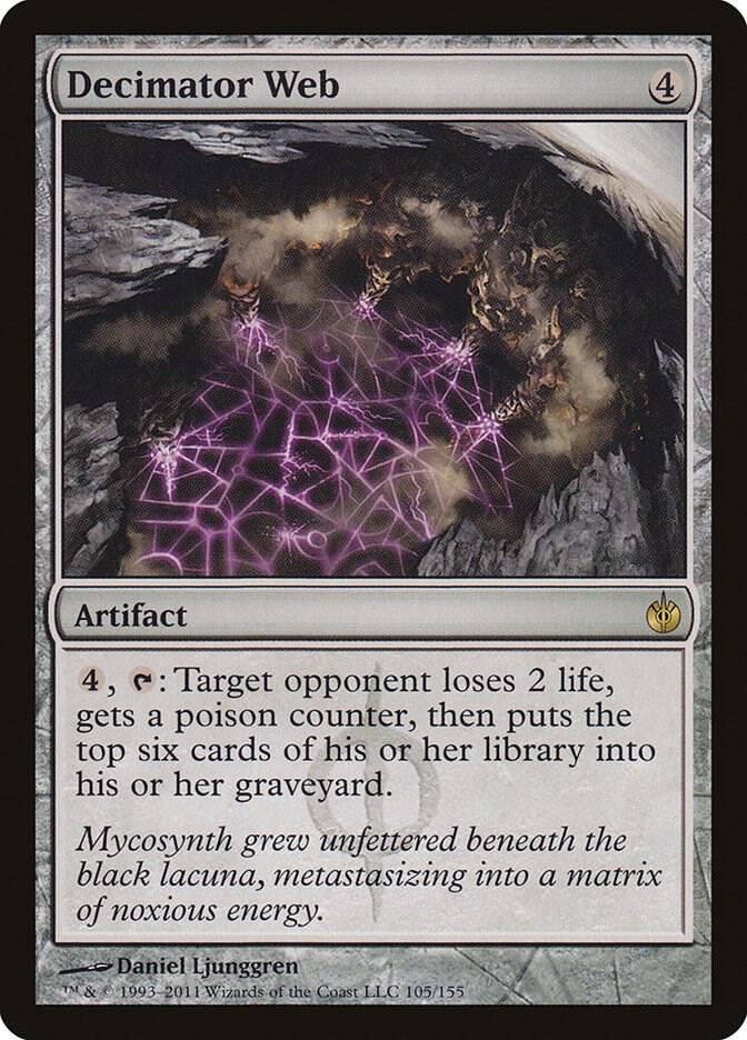 Decimator Web 105 card from Mirrodin Besieged