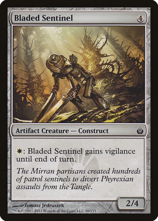 Bladed Sentinel 98 card from Mirrodin Besieged