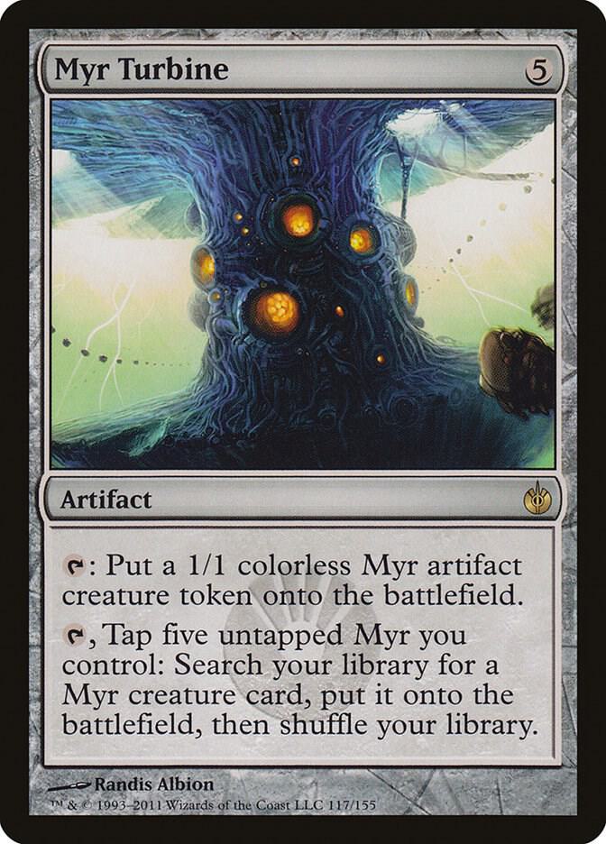 Myr Turbine 117 card from Mirrodin Besieged