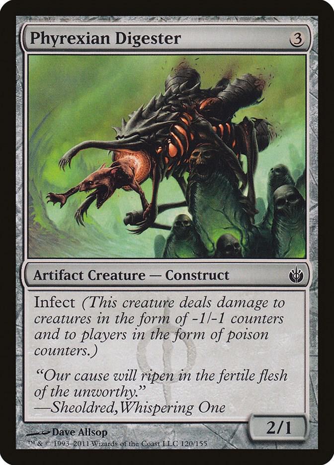 Phyrexian Digester 120 card from Mirrodin Besieged