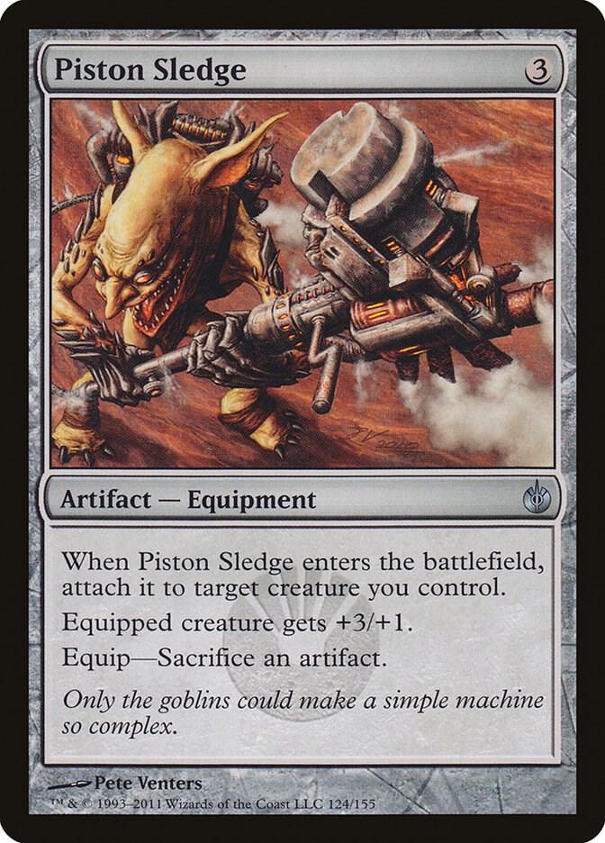 Piston Sledge 124 card from Mirrodin Besieged