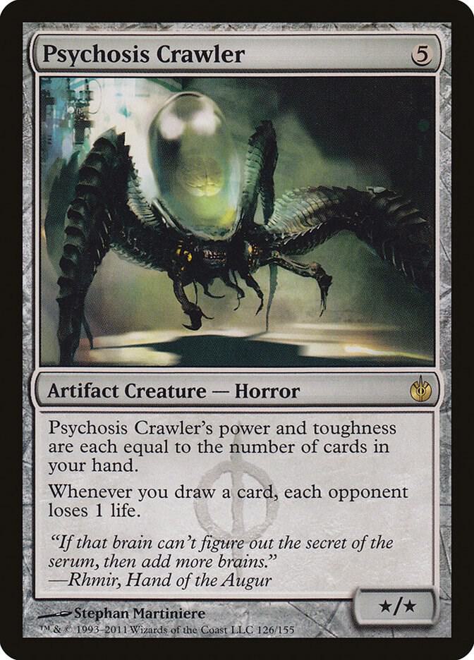 Psychosis Crawler 126 card from Mirrodin Besieged