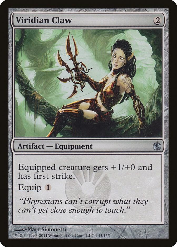 Viridian Claw 143 card from Mirrodin Besieged