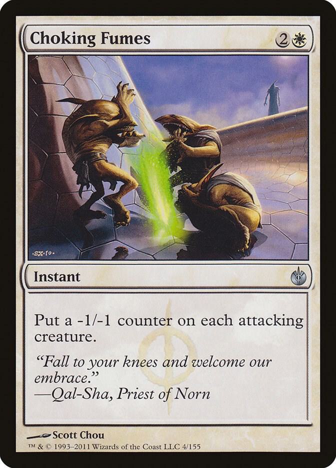 Choking Fumes 4 card from Mirrodin Besieged