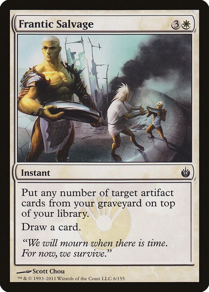 Frantic Salvage 6 card from Mirrodin Besieged