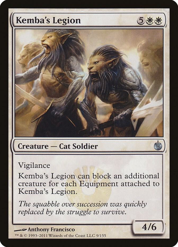 Kemba's Legion 9 card from Mirrodin Besieged