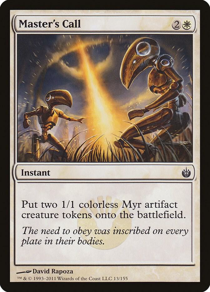 Master's Call 13 card from Mirrodin Besieged