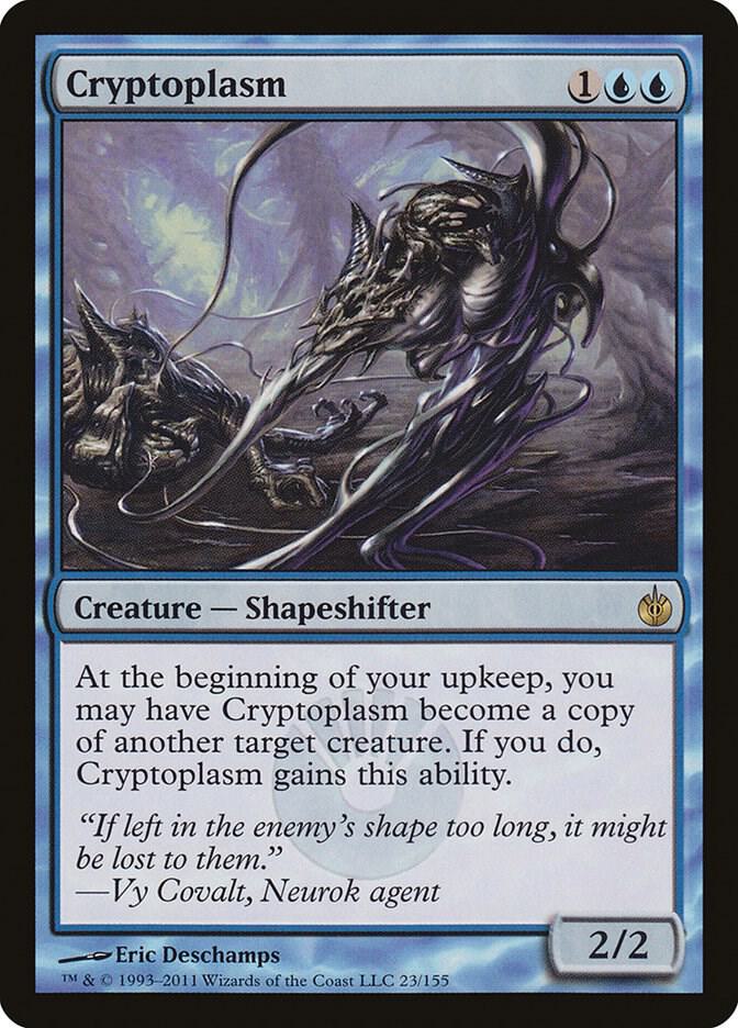 Cryptoplasm 23 card from Mirrodin Besieged