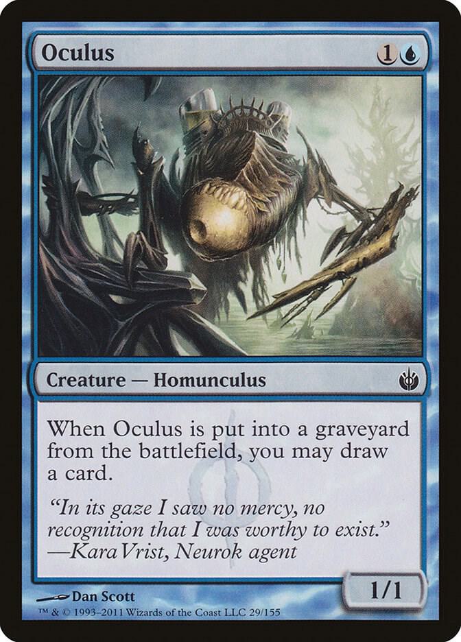 Oculus 29 card from Mirrodin Besieged
