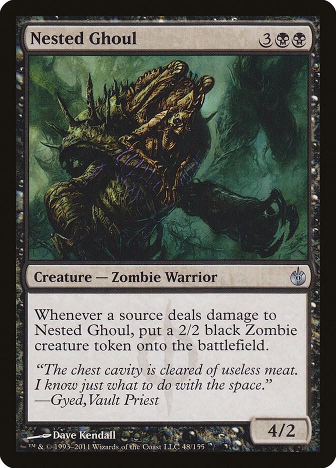 Nested Ghoul 48 card from Mirrodin Besieged