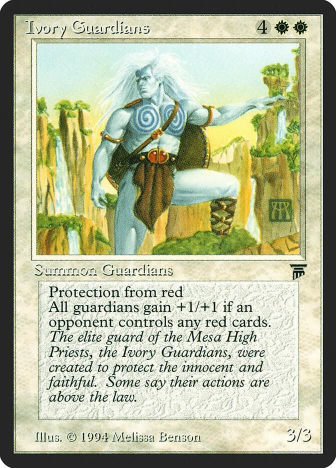 Ivory Guardians card from Legends