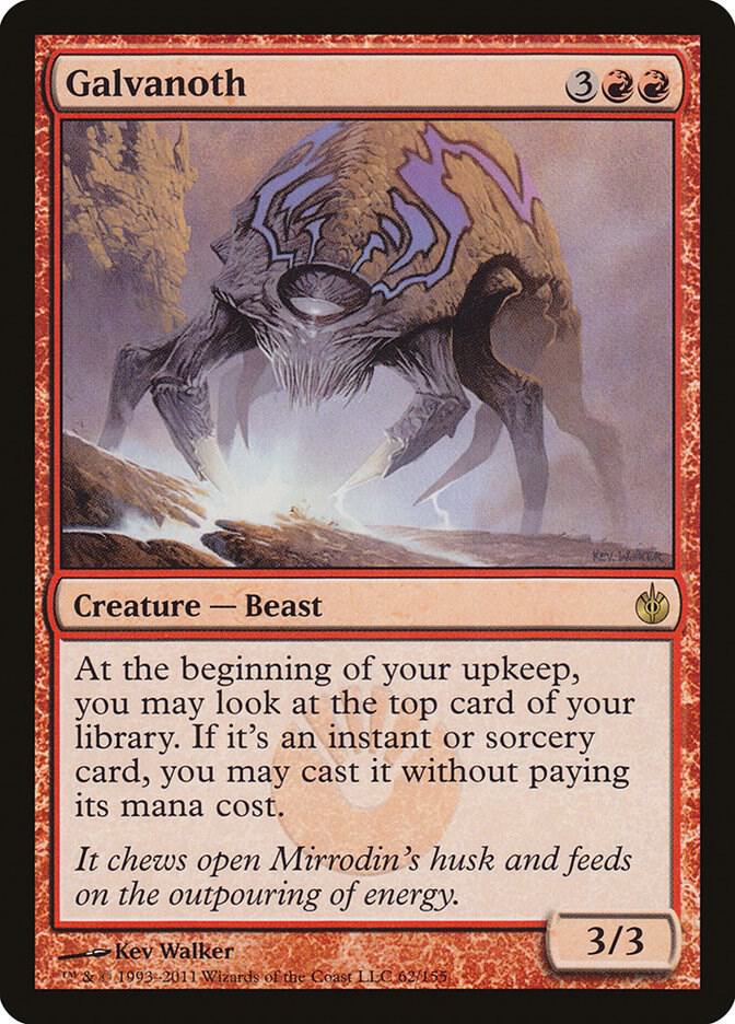 Galvanoth 62 card from Mirrodin Besieged
