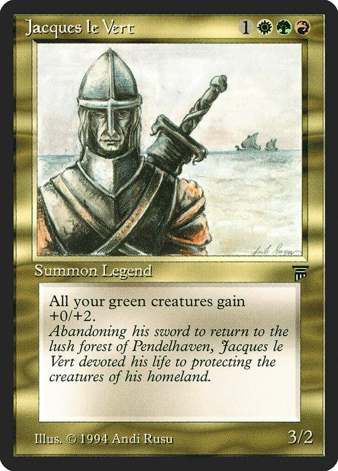 Jacques le Vert card from Legends
