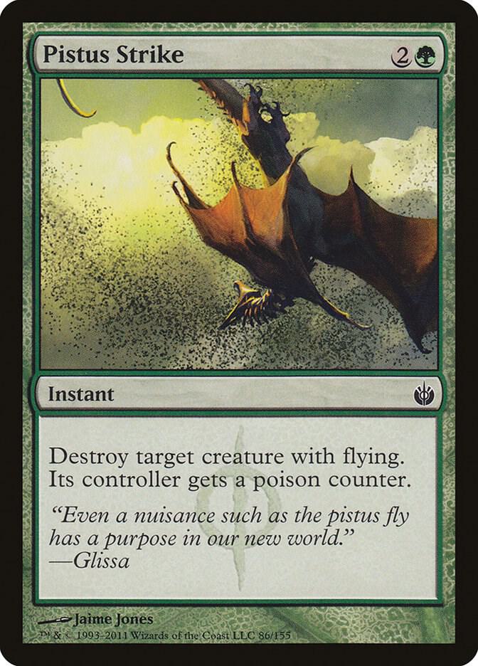 Pistus Strike 86 card from Mirrodin Besieged
