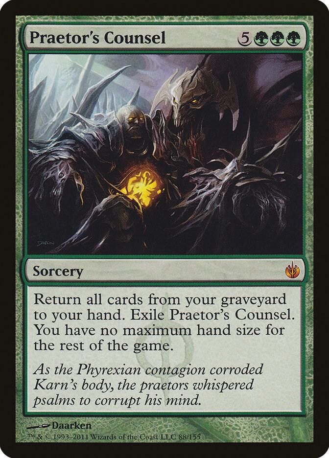 Praetor's Counsel 88 card from Mirrodin Besieged
