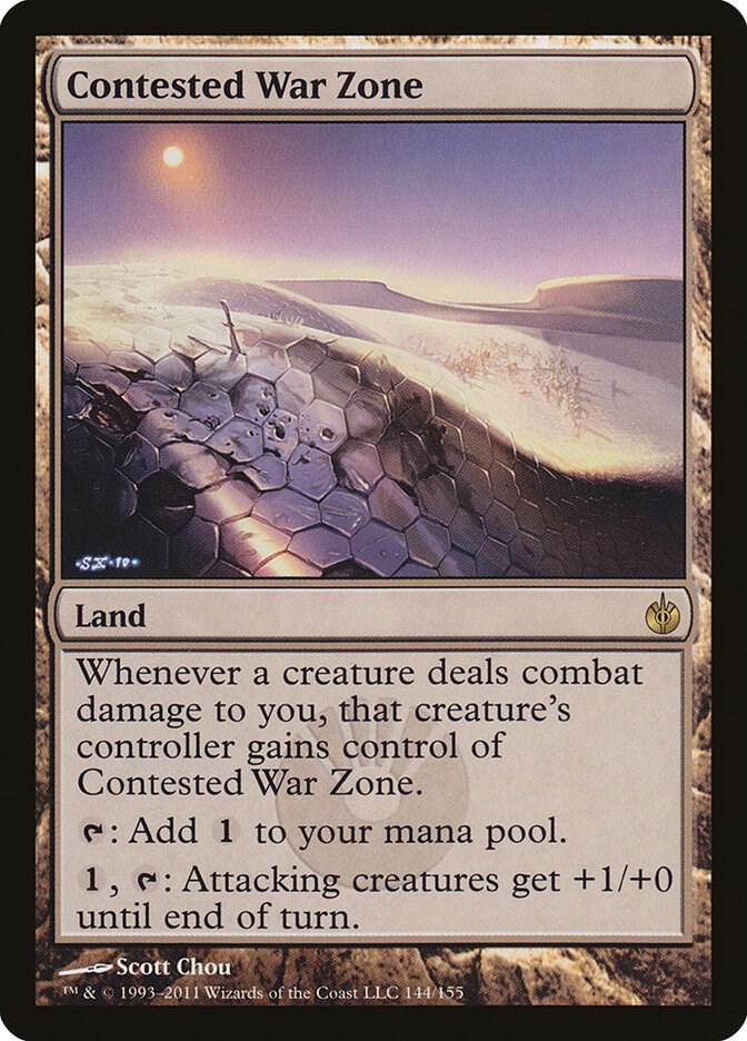 Contested War Zone 144 card from Mirrodin Besieged