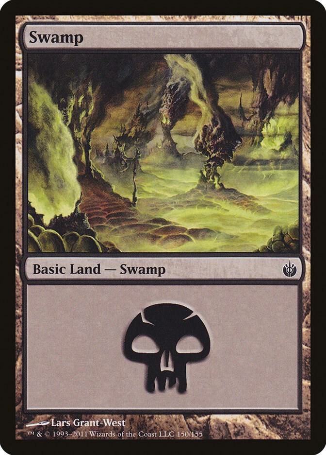 Swamp 150 card from Mirrodin Besieged