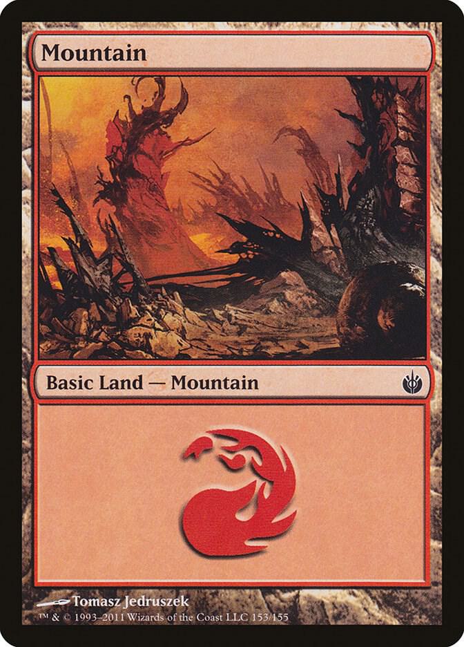 Mountain 153 card from Mirrodin Besieged