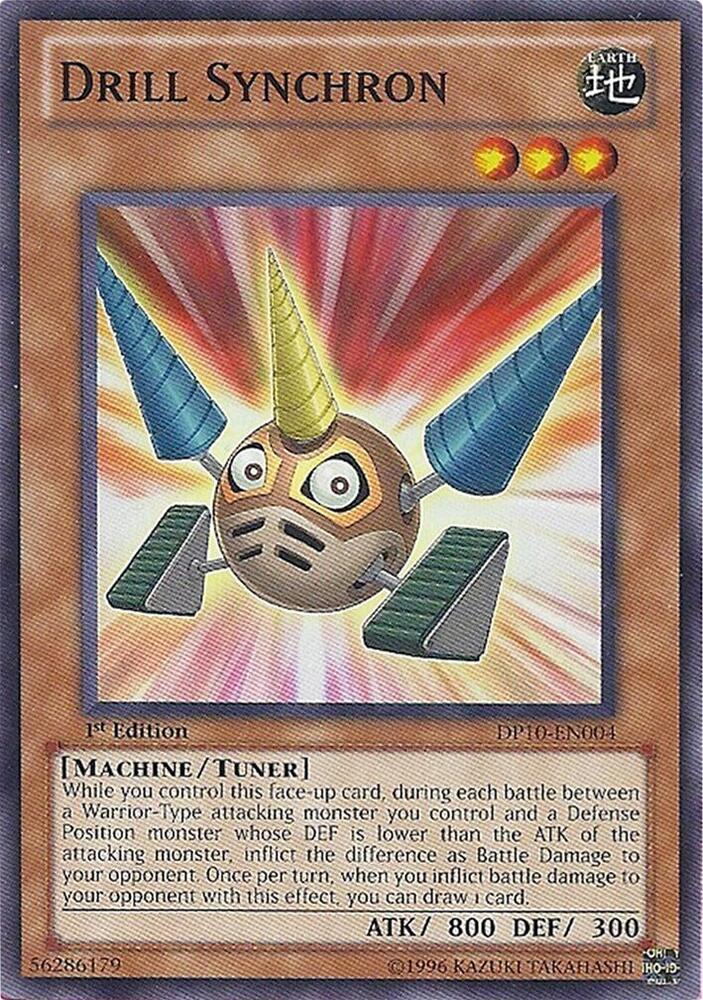 Drill Synchron DP10-EN004 card from Duelist Pack 10: Yusei 3