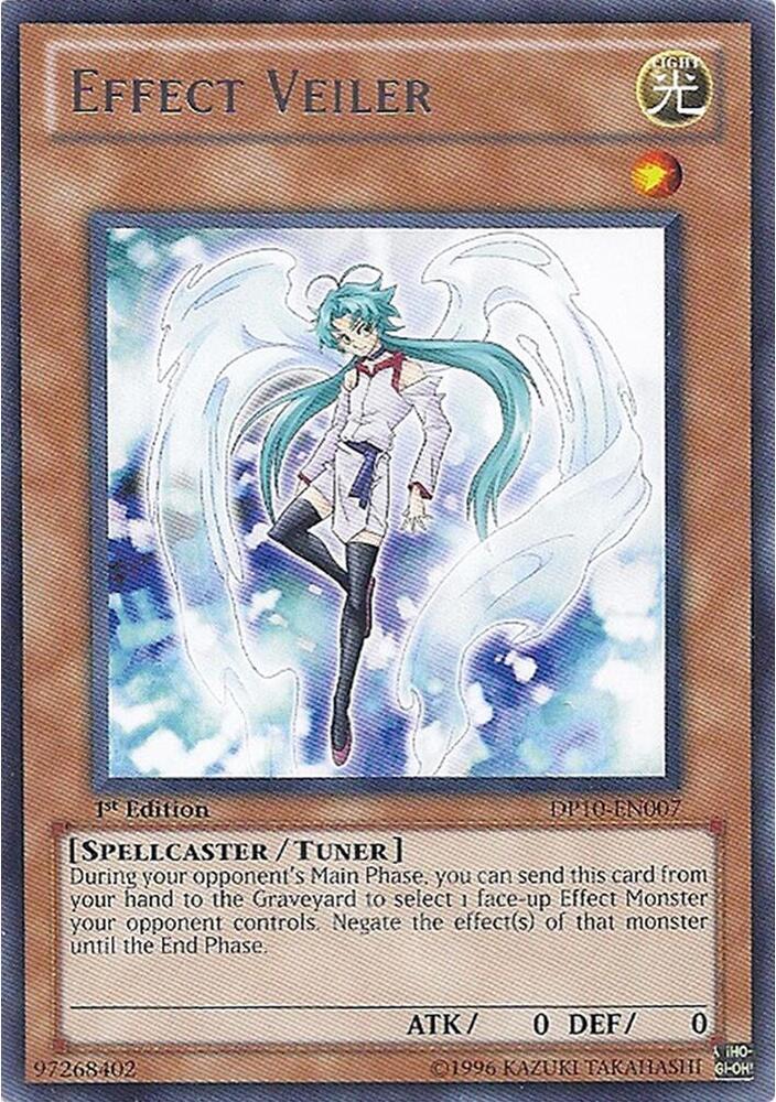 Effect Veiler DP10-EN007 card from Duelist Pack 10: Yusei 3