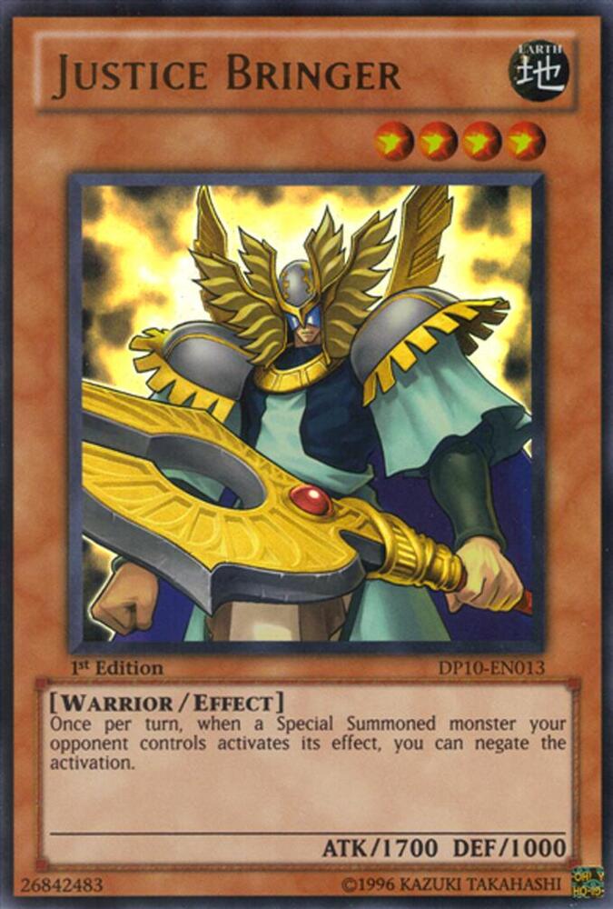 Justice Bringer DP10-EN013 card from Duelist Pack 10: Yusei 3