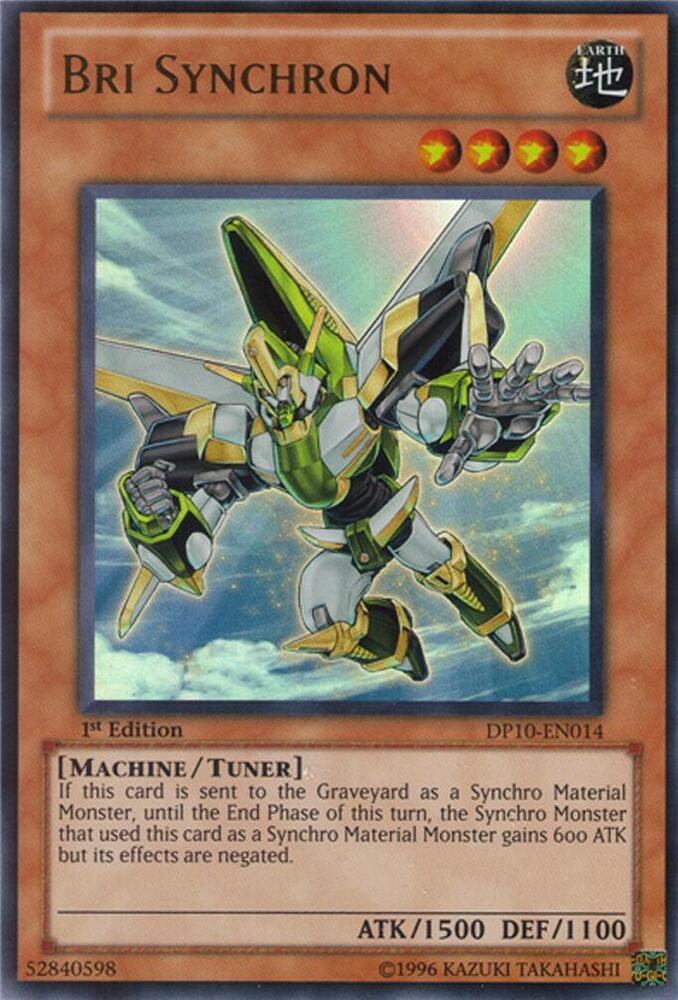 Bri Synchron DP10-EN014 card from Duelist Pack 10: Yusei 3