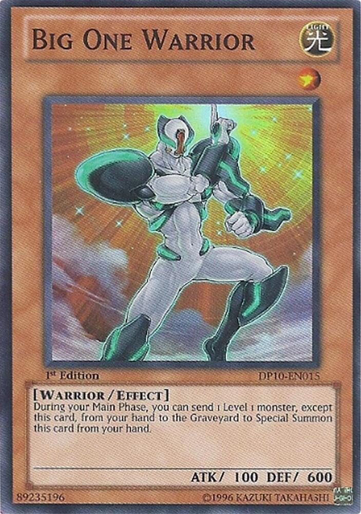 Big One Warrior DP10-EN015 card from Duelist Pack 10: Yusei 3