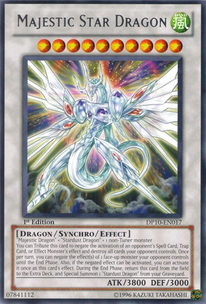 Majestic Star Dragon DP10-EN017 card from Duelist Pack 10: Yusei 3