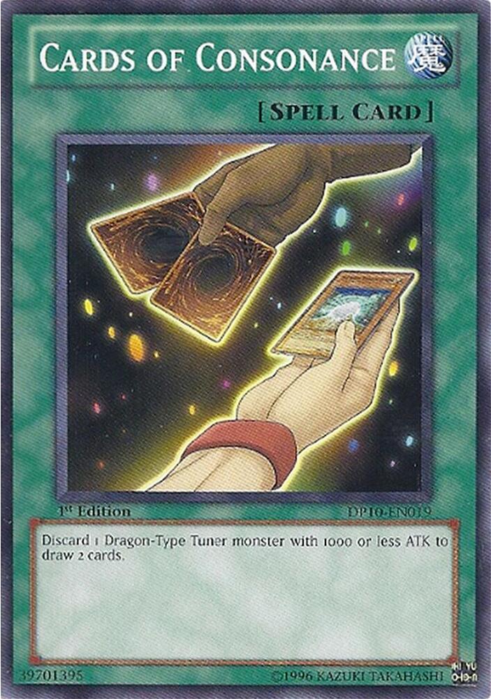 Cards of Consonance DP10-EN019 card from Duelist Pack 10: Yusei 3