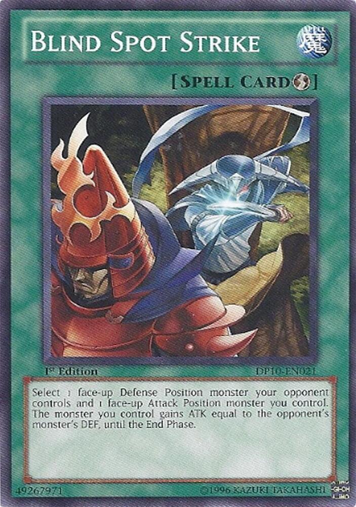 Blind Spot Strike DP10-EN021 card from Duelist Pack 10: Yusei 3