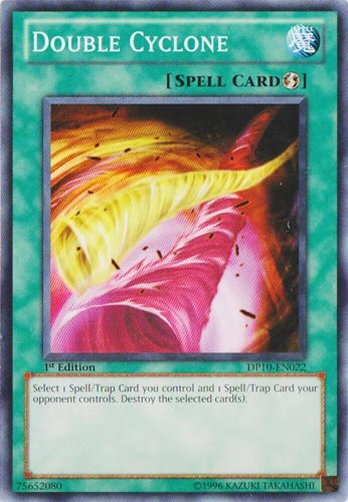 Double Cyclone DP10-EN022 card from Duelist Pack 10: Yusei 3