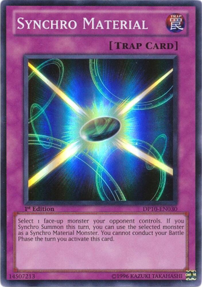 Synchro Material DP10-EN030 card from Duelist Pack 10: Yusei 3