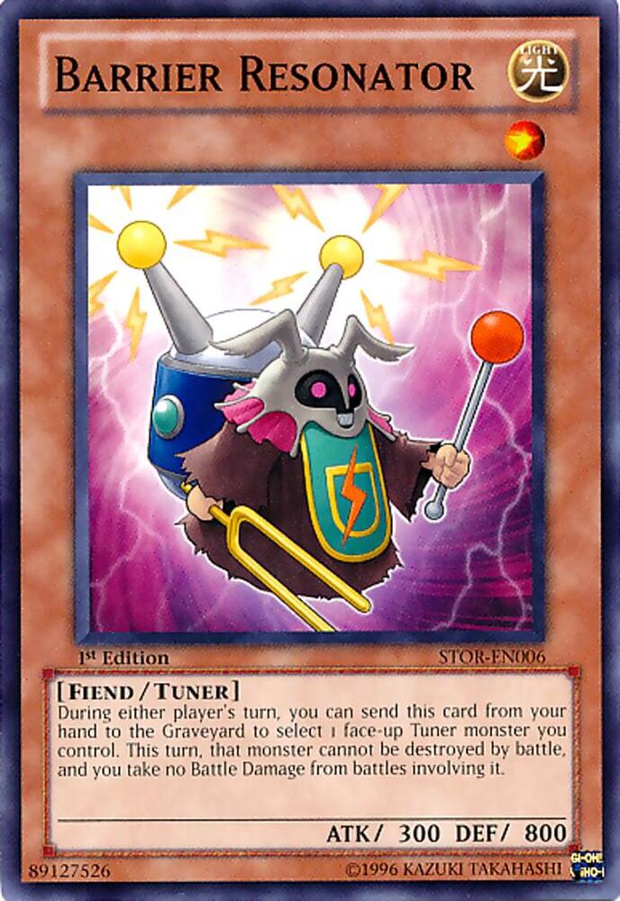 Barrier Resonator STOR-EN006 card from Storm of Ragnarok