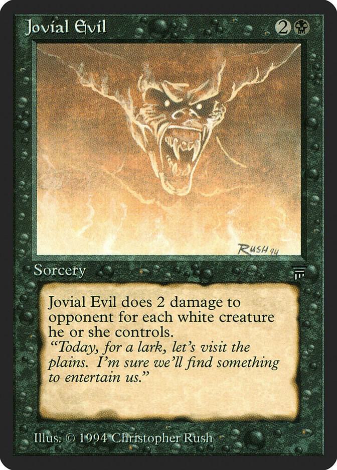 Jovial Evil card from Legends
