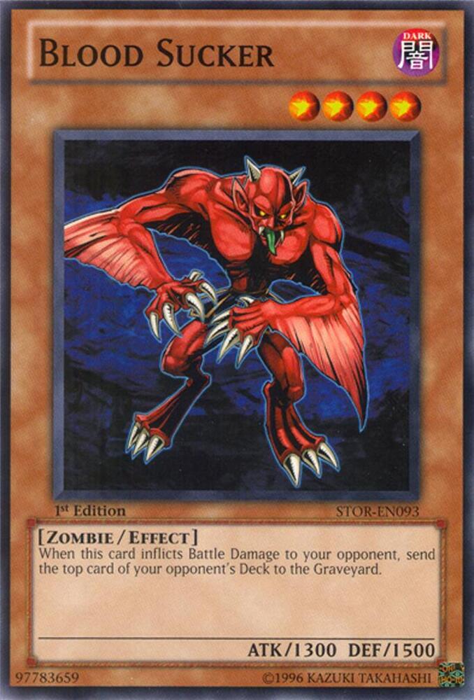 Blood Sucker STOR-EN093 card from Storm of Ragnarok