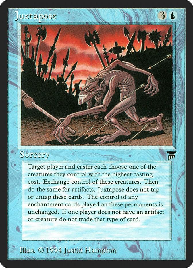 Juxtapose card from Legends